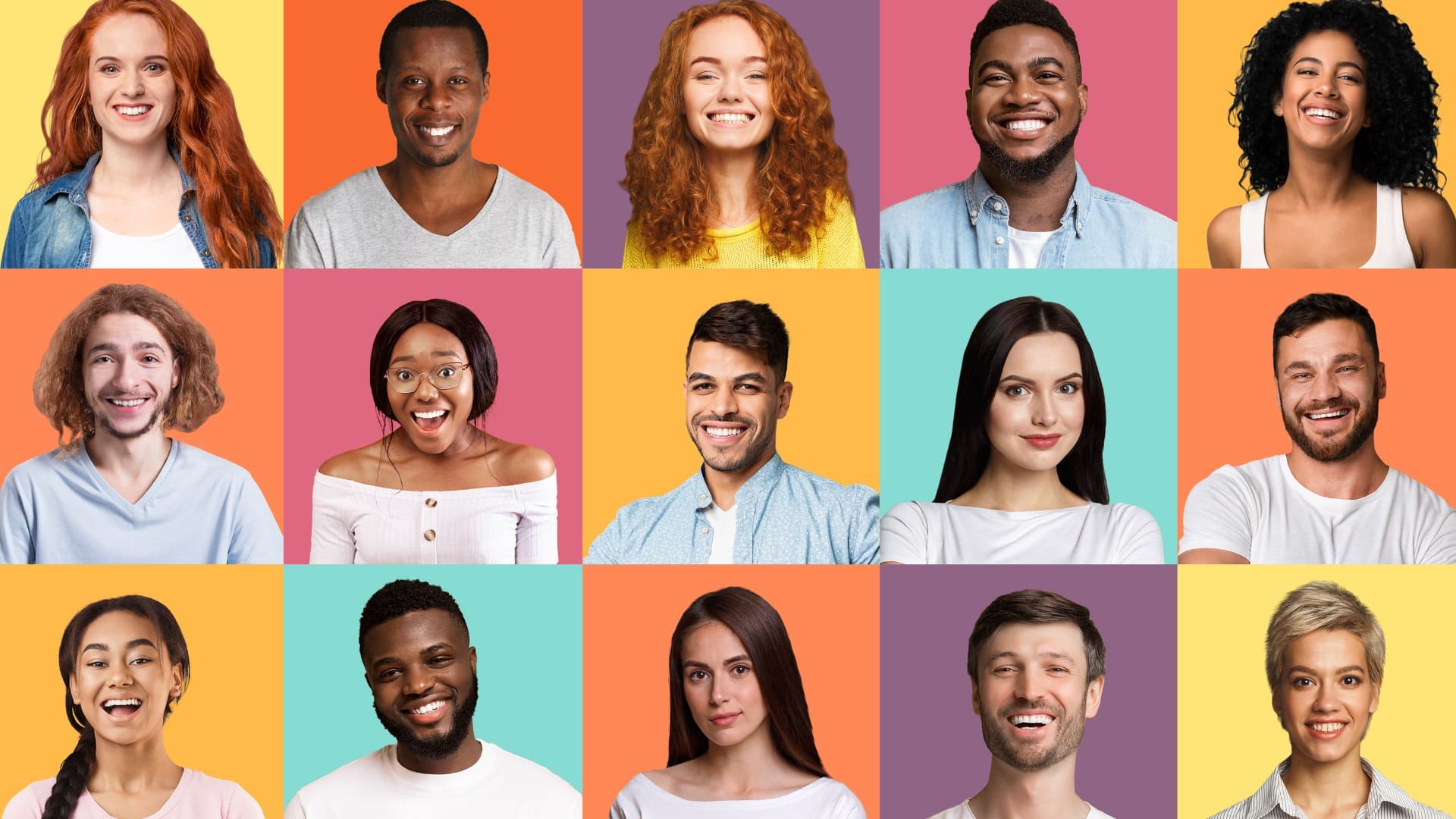 smiling people