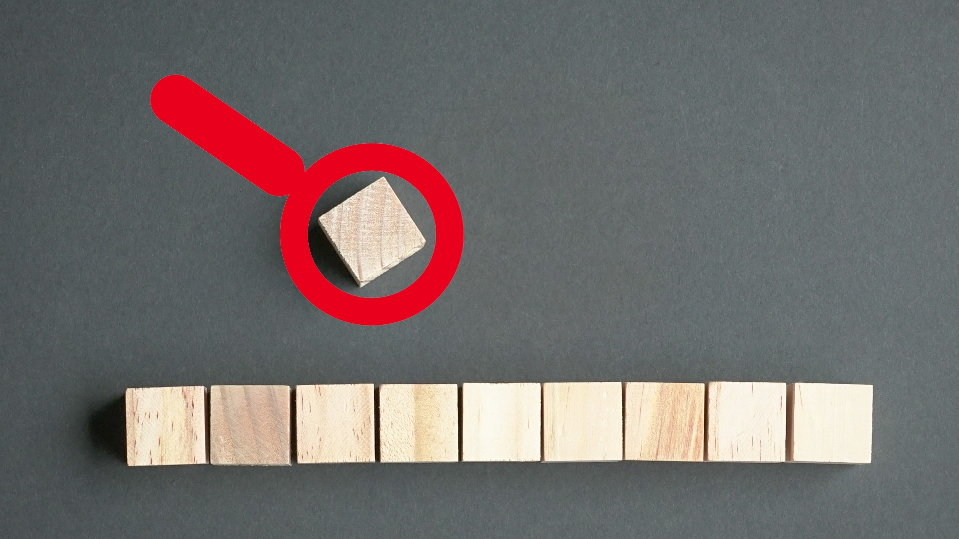 square wooden blocks