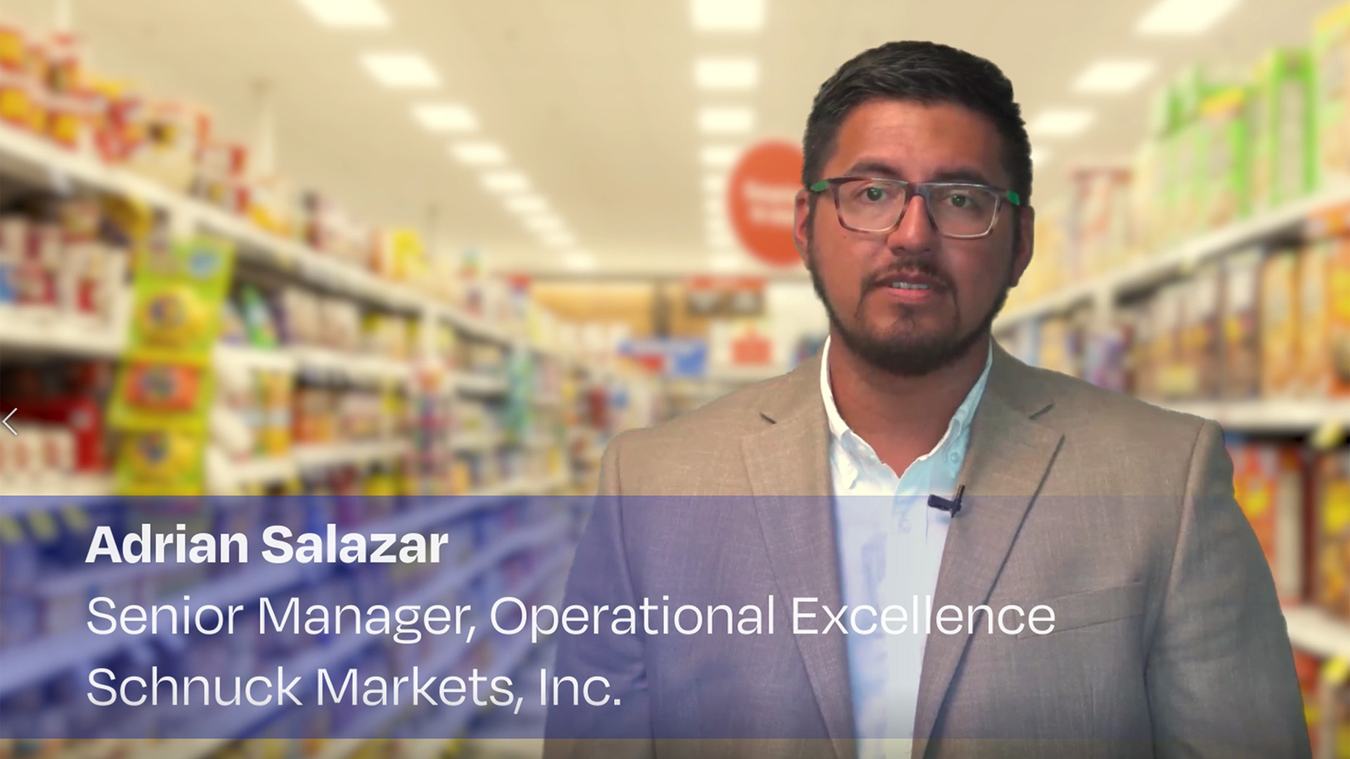 Adriana Salazar, Senior manager or operational excellence at Schnuck Markets, Inc.